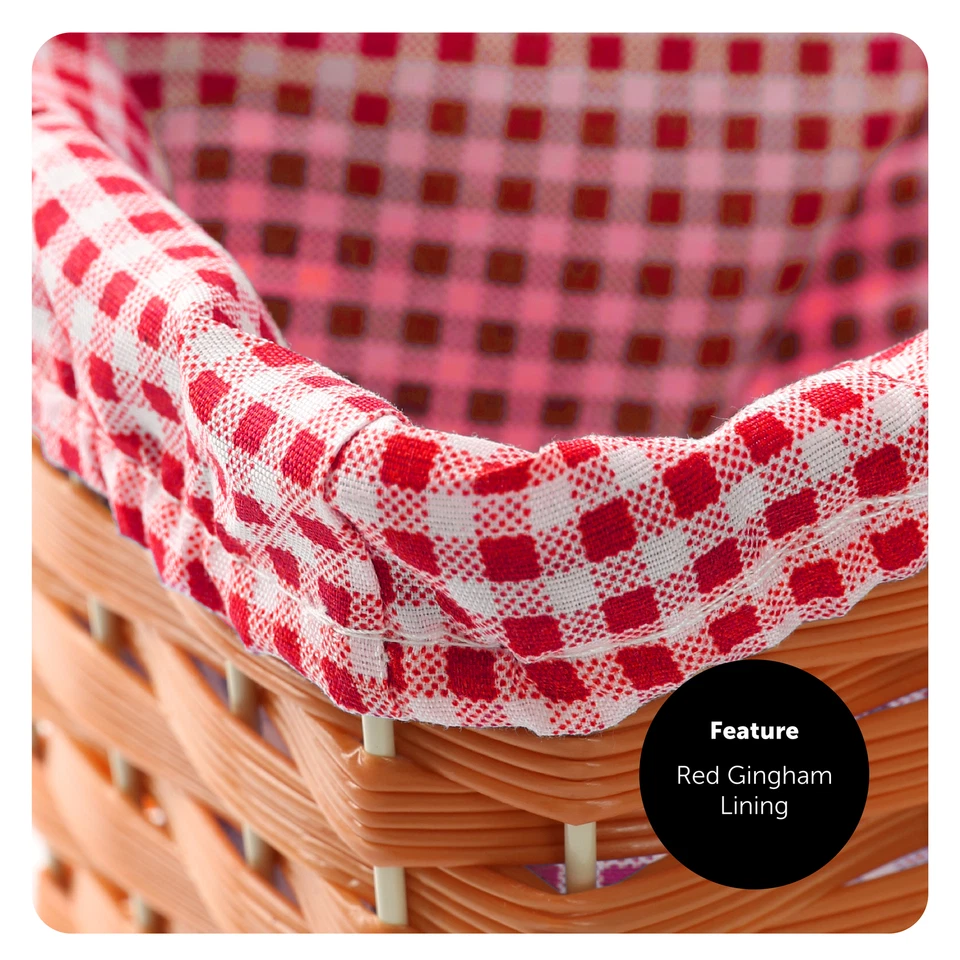 CHILD'S LITTLE RED RIDING HOOD WORLD BOOK DAY CLOAK AND BASKET FANCY DRESS - Image 4 of 4