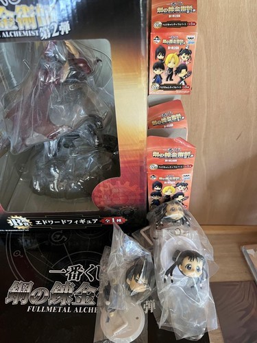 Full Metal Alchemist Goods lot Ichiban kuji Figure Piggy bank Edward Elric - Picture 6 of 10