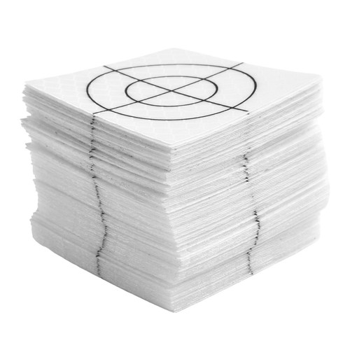 Bulk Pack of 100 Reflective Targets for Total Station Surveying 60x60mm - Picture 43 of 46