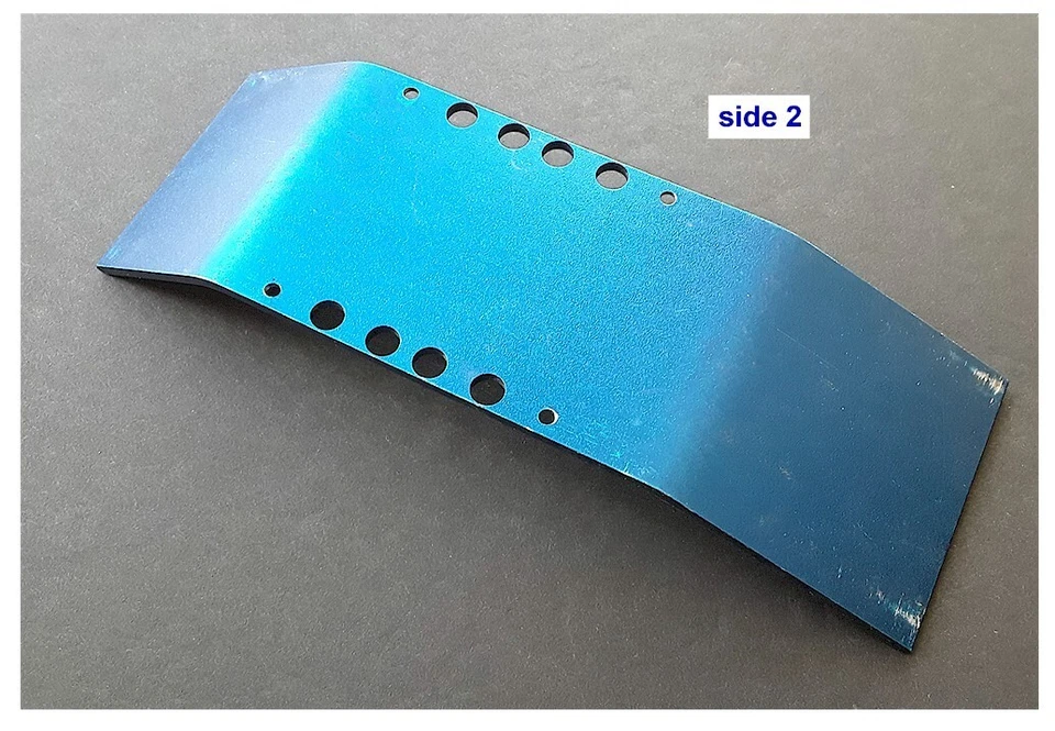 Vintage Dynamite T-MAXX / E-MAXX Blue aluminum Skid Plate DYN7615B +SEE PHOTOS+ - Image 3 of 3