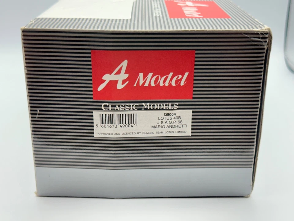 A Model Lotus 49B Mario Andretti, 1968 USA Grand Prix, 1:18, Excellent, Boxed - Image 3 of 4