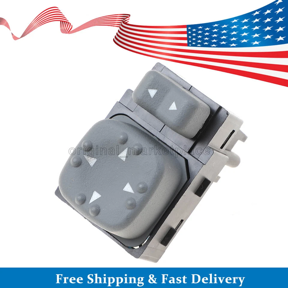 For GMC Jimmy Chevrolet Blazer S10 Oldsmobile Power Mirror Switch 15013100 - Image 3 of 4