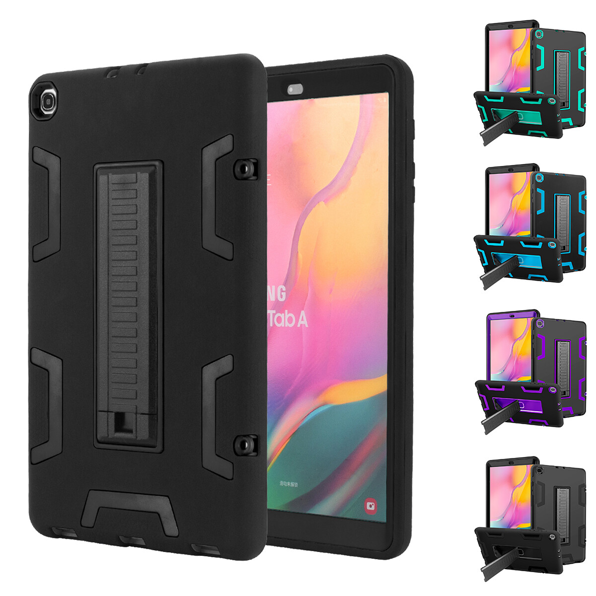 For Samsung Galaxy Tab A 2019 Case Hybrid Heavy Duty Shockproof Stand  Cover