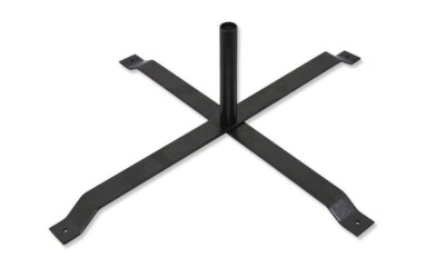 Black X-Stand Base Mount for Swooper Windless Advertising Flag Poles