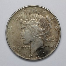 1934 D Peace Silver Dollar