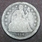 1856 Seated Liberty dime