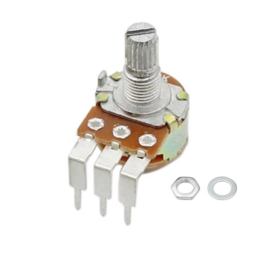 10 x 100K Linear 1/4W Rotary Potentiometer Single Turn B100K With Switch OFF ON - Picture 5 of 9