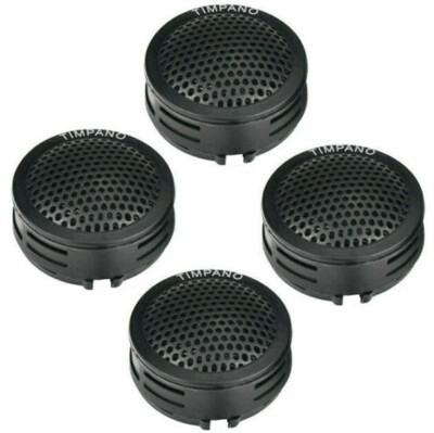 Timpano TPT-ST1 1'' Soft Dome Car Audio Tweeter 35W RMS, 100dB 4-Ohms (2x PAIRS)