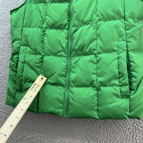 Gilet Lands End donna M/P 10-12 verde piumino/piuma isolato full zip imbottito - Foto 11 di 14