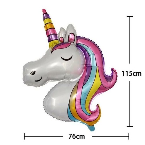 6pc set Unicorn Birthday Party Foil Ballon set, Unicorn Ballon Party Decor - Picture 29 of 31