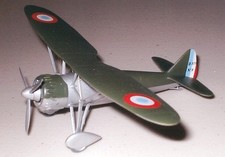D.371 Dewoitine France Fighter Airplane D371 Mahogany Kiln Dry Wood Model Large