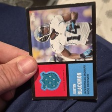 Topps - Justin Blackmon Jacksonville Jaguars Football Rookie Memorabilia Card