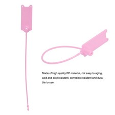 Image of D100Pcs 195mm Disposable Cable Zip Ties Anti Theft Self Locking Tie For Clothes