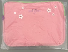 Marc Jacobs Pink Daisy Pop Laptop Bag, NWT
