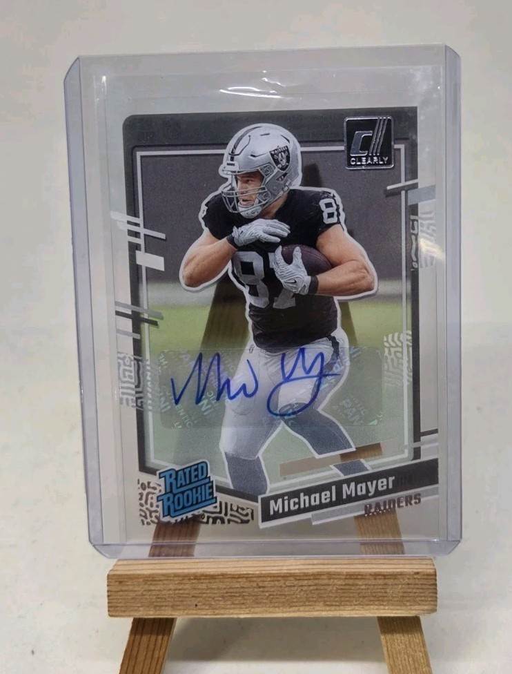 2023 Panini Clearly Donruss - Michael Mayer #75 Autographs (AU, RC)