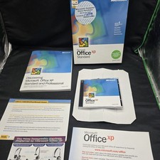 Microsoft Office XP Standard Version 2002 Original Box And Manual