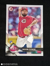 2018 Topps Bowman Red RC Rookie Jackson Stephens Reds
