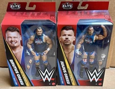 WWE ELITE Series 122 Creed Brothers BRUTUS & JULIUS Set of 2 Figures *IN HAND*