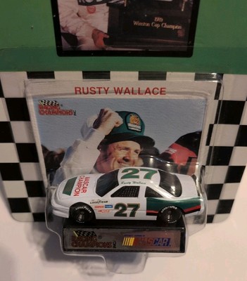 1992 Racing Champions NASCAR #27 Rusty Wallace 1989 Winston Cup