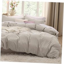 Duvet Cover King Size - 3 Pieces King 104" x 90" 02 - Linen No Comforter 