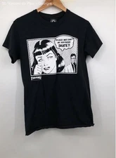 Men's Thrasher Magazine Black Skateboarding Tee Shirt - Size Small