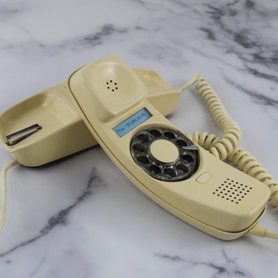 Telefon Gondel Citesa Málaga CTNE Rotary Dial Phone Elfenbein Vintage 1970s