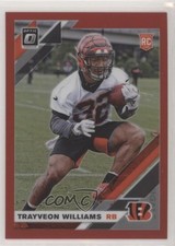 2019 Panini Donruss Optic Rookies Red Prizm 81/99 Trayveon Williams #143 0c2