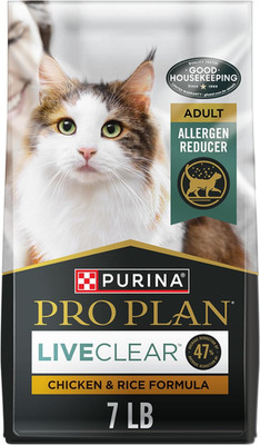 Purina Pro Plan Allergen Reducing, High Protein Cat Food, LIVECLEAR Chicken and