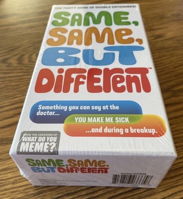 What Do You MEME, Same, Same, But Different (2022) Party Game