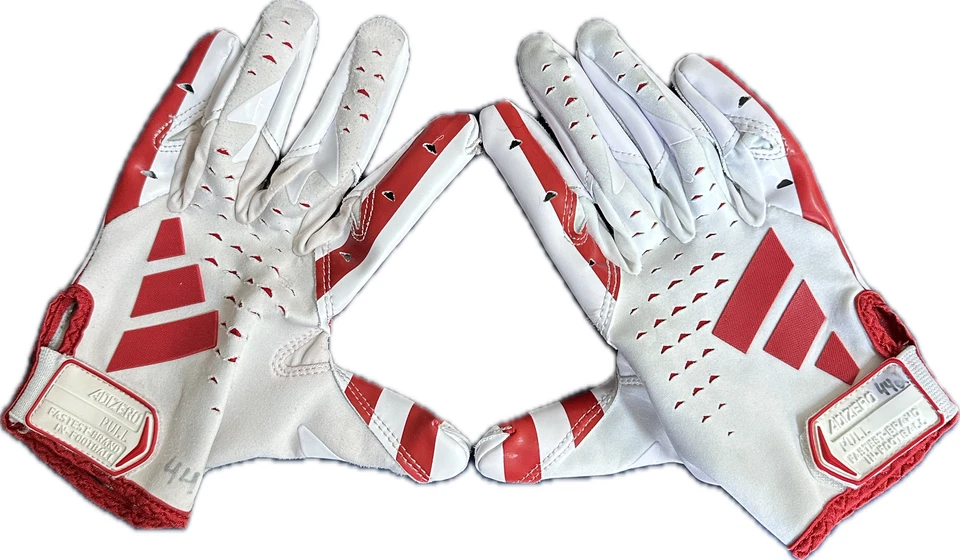 印第安纳大学印第安纳州足球队阿迪达斯手套-Adizero XL — 第 2/3 张图片