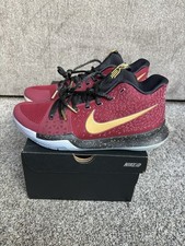 NIKE KYRIE 3 NIKE ID CAVS MAROON GOLD SIZE 11...