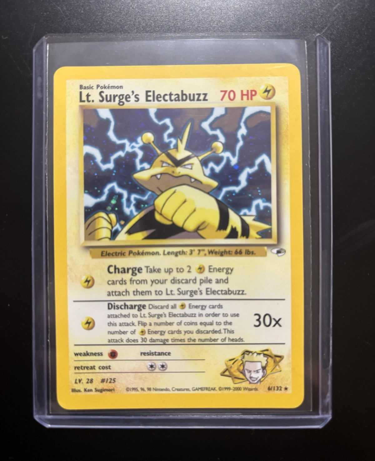 The Pokémon Company Lt. Surge's Electabuzz 006/132 Gym Heroes Unlimited Holo