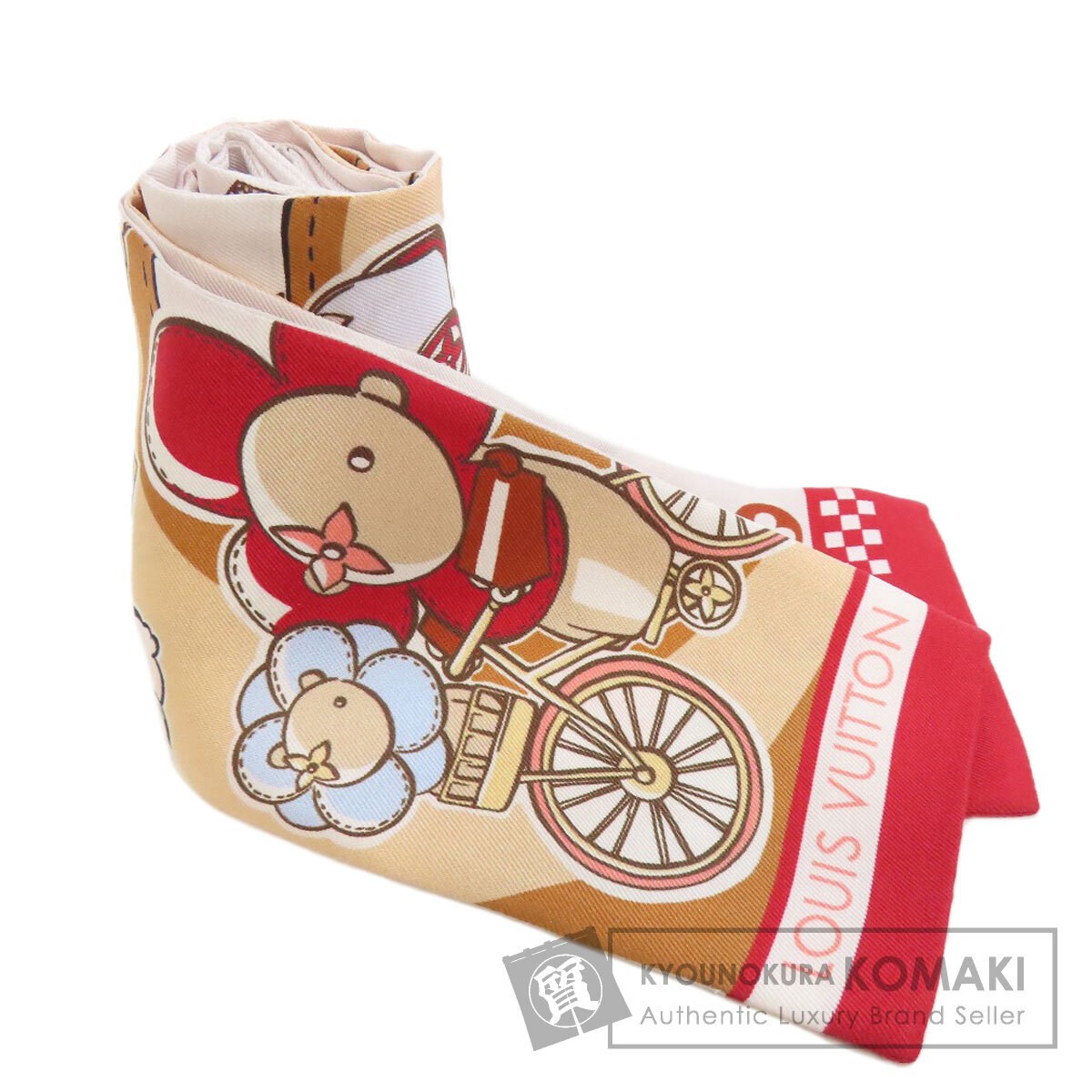 LV Bandou BB Silk Scarf Pre-Owned for Women