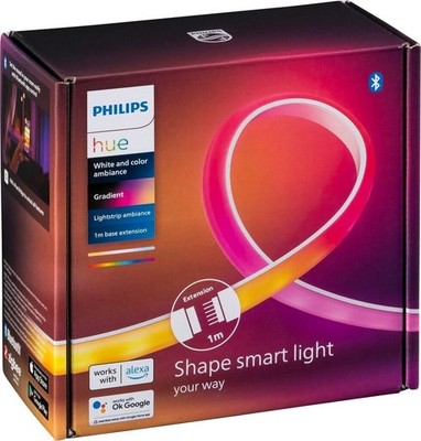 Philips Hue Ambiance Gradient LED Strip Erweiterung 1 Meter Bluetooth Zigbee NEU