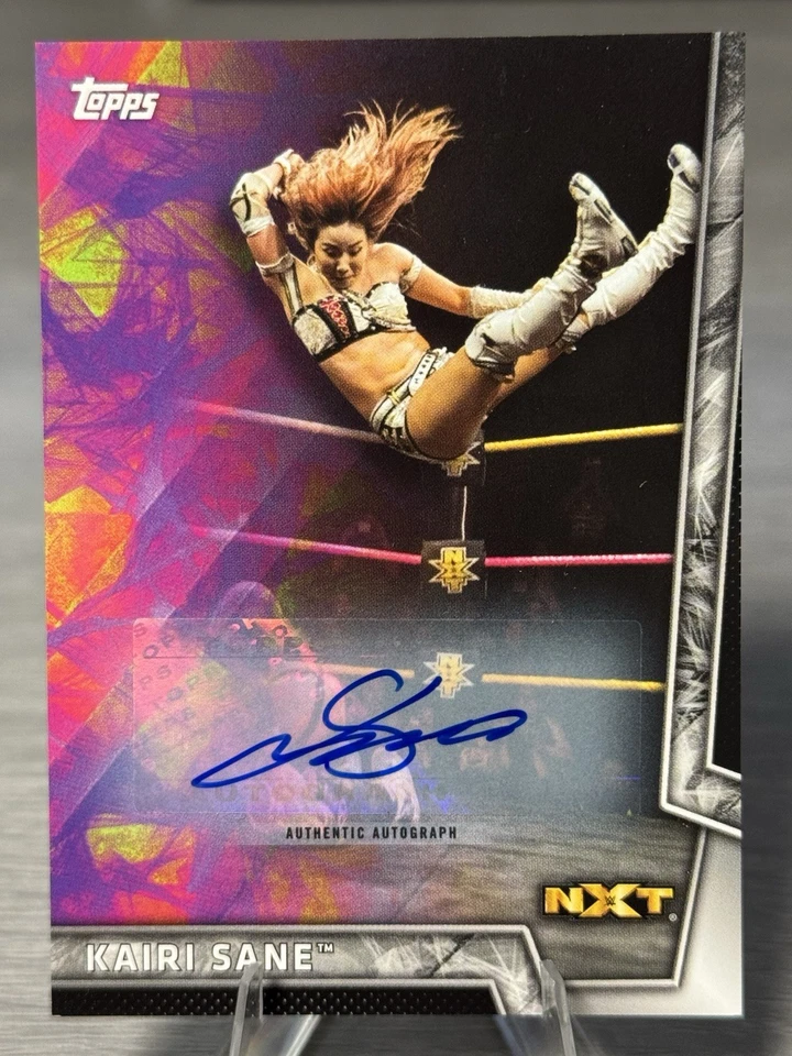 🔥🎌KAIRI SANE 2018 Topps WWE NXT Superstar Wrestling Auto SP/199 #WWE STAR🎌🔥 Foto 2 de 3