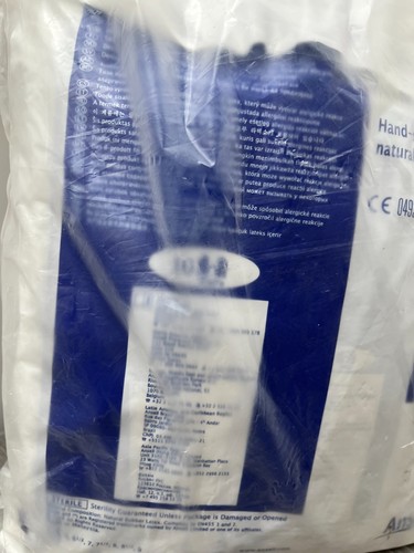 50-Pair Ansell AccuTech 91-225 Powder-Free Sterile Nat. Rubber Latex Gloves Sz 7 - Picture 9 of 9