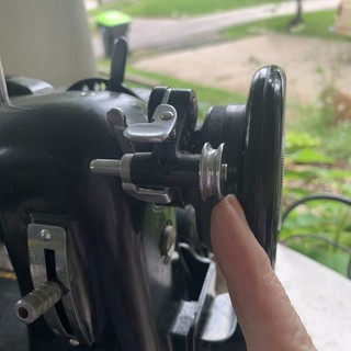Pfaff 130 Sewing Machine With “coffee Grinder”Camel Back Embroidery Unit Read!