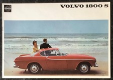VOLVO 1800S Car Sales Brochure DEC 1965 #RK 1750/2 12.65 15.000