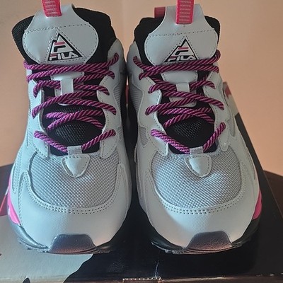 FILA Ray Tracer 2 Stargazing White Black Pink Low Top Sneaker Men's 1RM00826-059