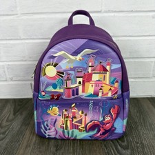 Loungefly Disney The Little Mermaid Castle Series Collection Mini Backpack Ariel
