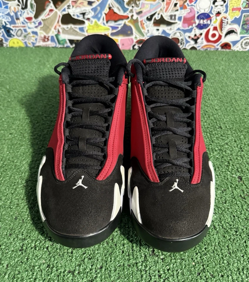 Talla 10.5 - Air Jordan 14 Retro Gimnasio Rojo | 487471-006 | Ligeramente Usado ✅ Foto 2 de 4