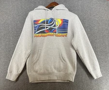 The Hundreds x Hook Ups Collaboration Hoodie Mens S Gray Pullover Streetwear