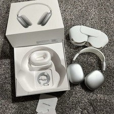 Apple AirPods Max Wireless Noise Cancelling Headphones Silver Over-Ear Bluetooth