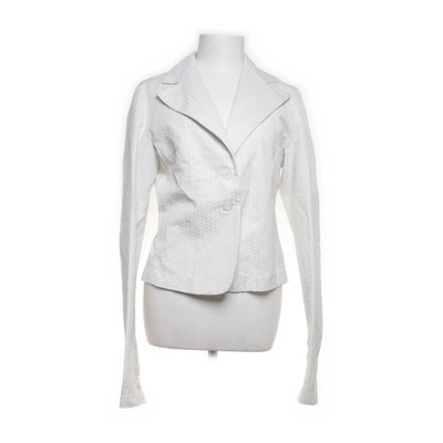 Twin-Set, Blazer, Größe: L, Weiß, Acetat/Baumwolle/Polyester, Damen #MPS