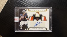 Justin Fields 24/25 - 2021 Panini Chronicles - Momentum Triple Jersey Autographs