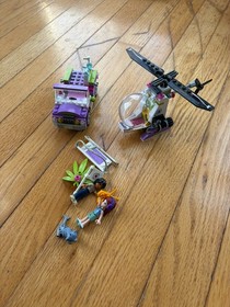 Lego Friend, 41036, Jungle Rescue, added 41033, 3063, 3065