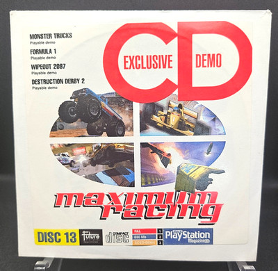 Official UK PlayStation Magazine Demo Disc 13 Rare PS1 Wipeout 2097