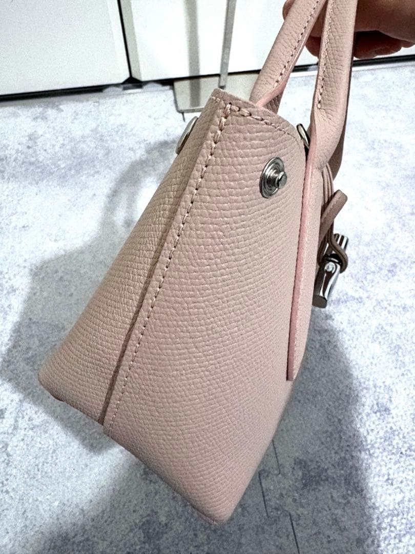 Longchamp Rozo 2way Shoulder Bag Pink Handbag Fashion Accessory Authentic image 4