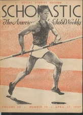 SCHOLASTIC Mary Ellen Chase Hughes Mearns Ray O Hughes Saki Munro 4/17 1937