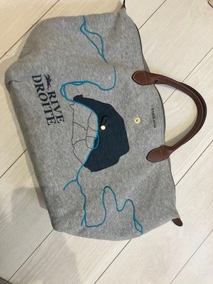Longchamp Hand Bag Tote Purse RIVE DROITE Authentic